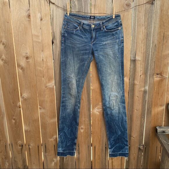 DOLCE GABBANA D&G CUTE Low Rise Jeans Y2K size 27 - Picture 1 of 16